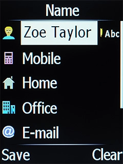 Select Mobile and key in the required phone number.