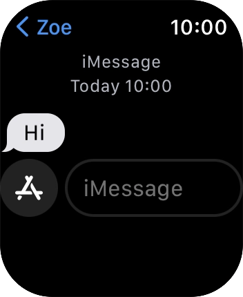 Press iMessage.