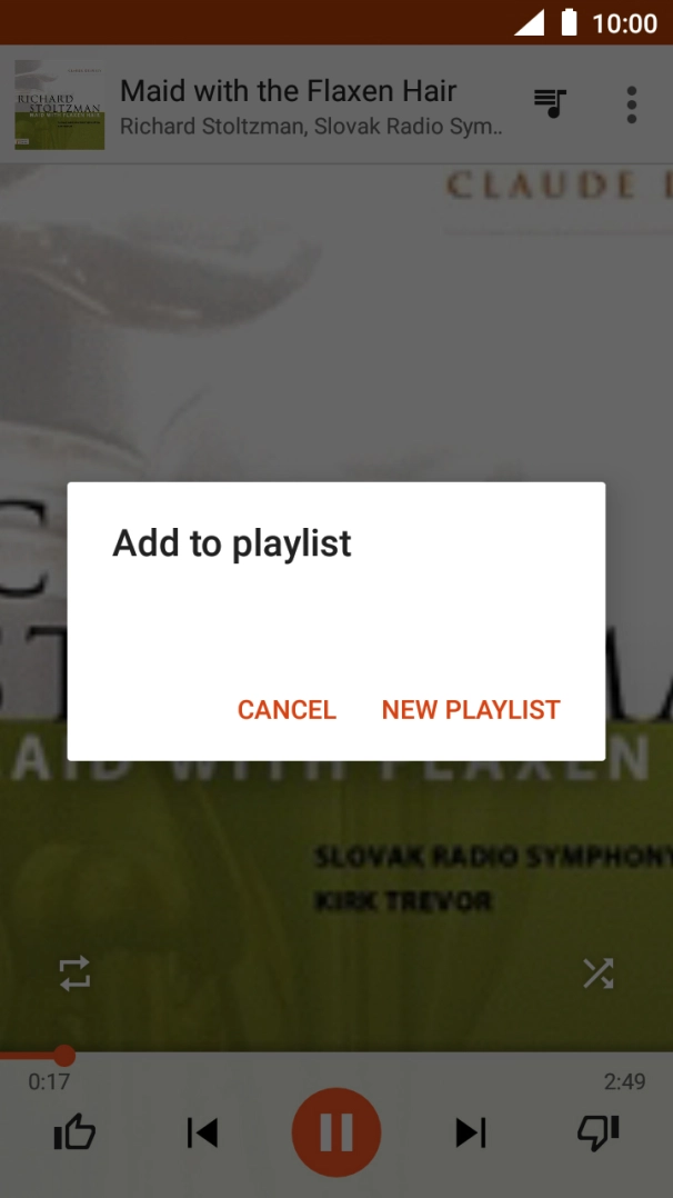 Press NEW PLAYLIST. Press NEW PLAYLIST.