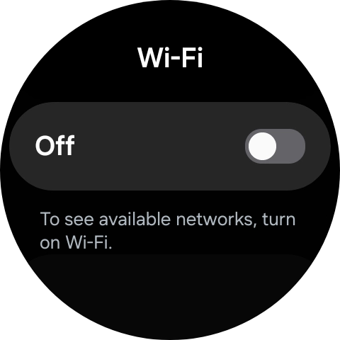 Press the indicator below 'Wi-Fi' to turn on the function.