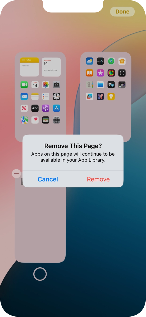 Press Remove.