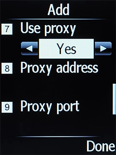 Select Yes to turn on the function.