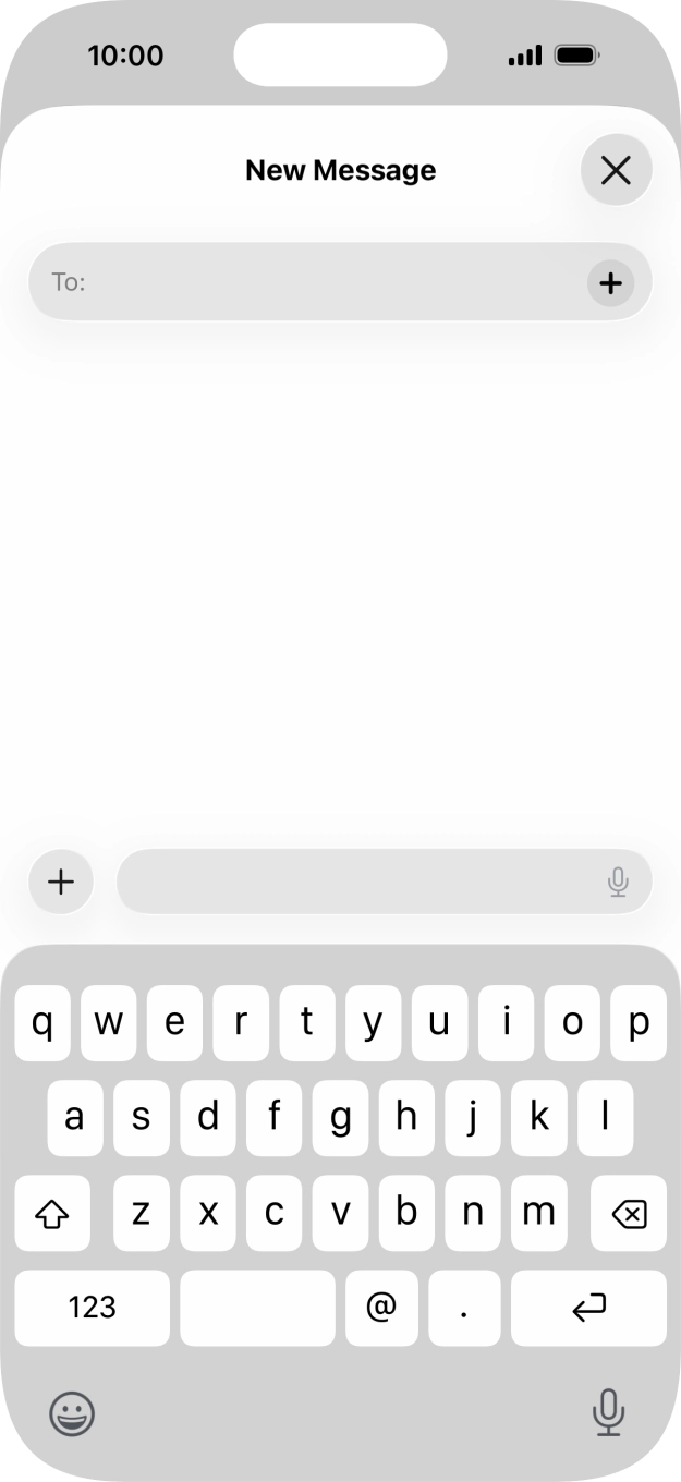 Press the add icon. Press the add icon.
