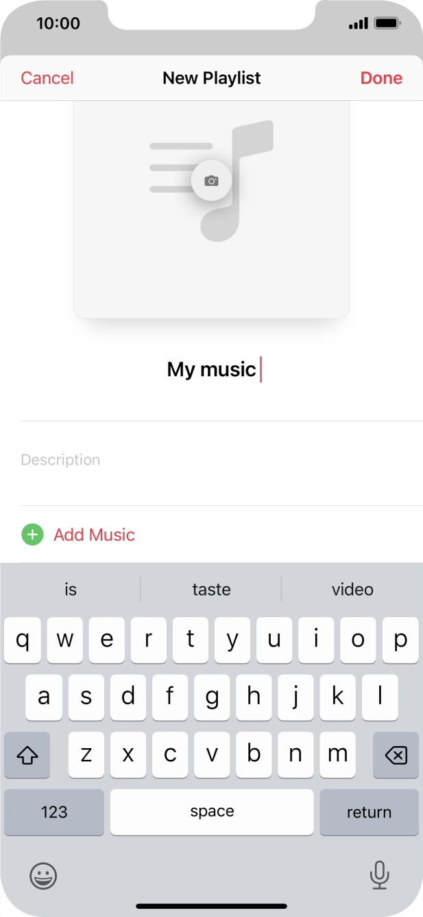 Press Add Music.