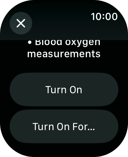 Press Turn On.