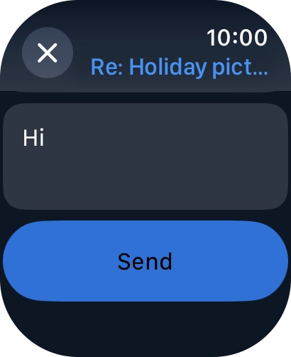 Press Send. Press Send.