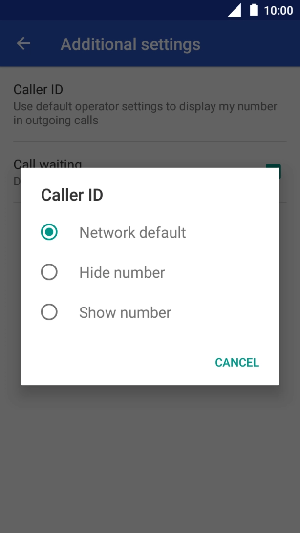 Press Show number to turn on caller identification. Press Show number to turn on caller identification.