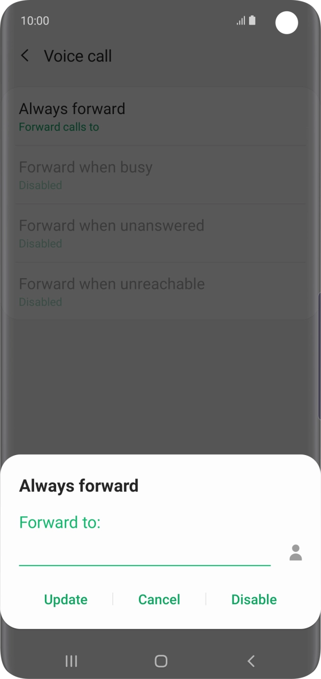 Press Disable.