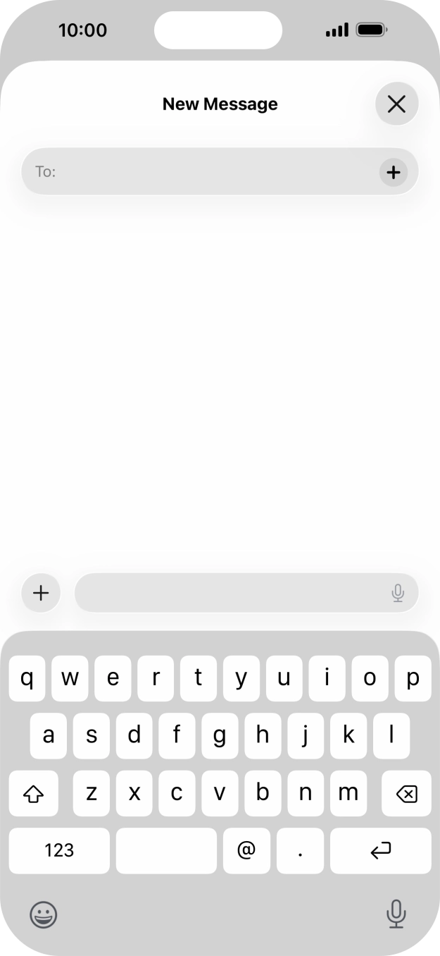 Press the add icon. Press the add icon.