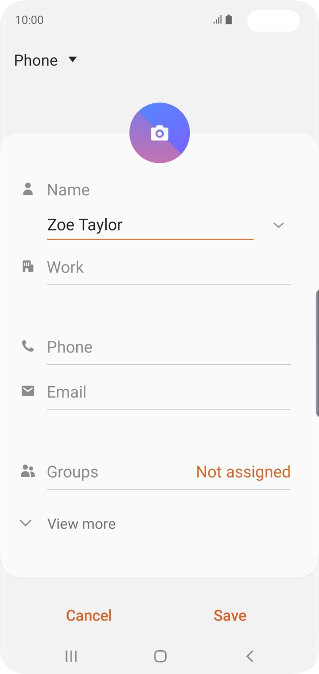Press Phone and key in the required phone number.