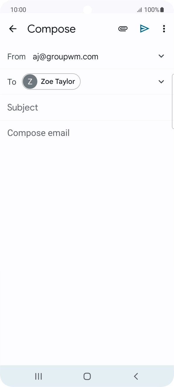 Press Subject and key in the required subject.