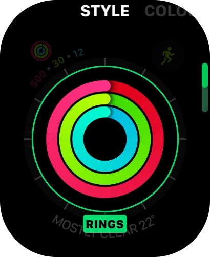 Press the Digital Crown twice to return to the home screen.