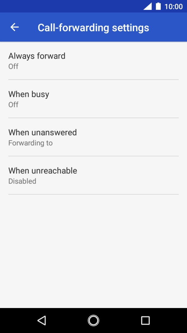 Press the Home key to return to the home screen.