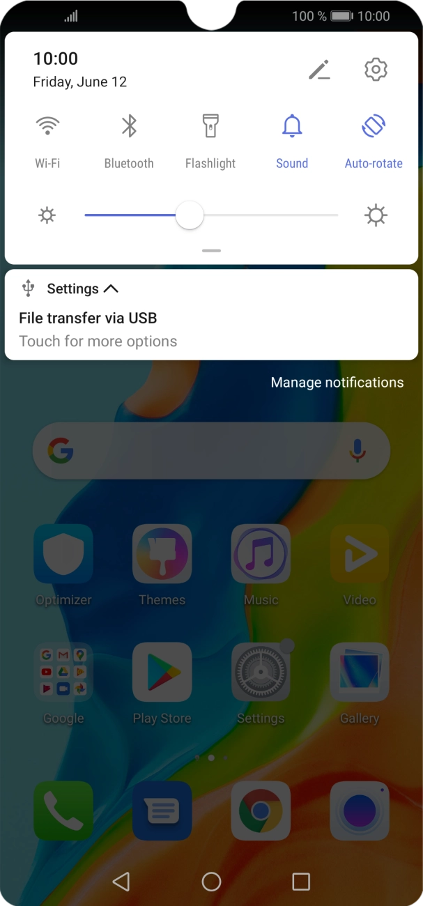 Press Touch for more options. Press Touch for more options.