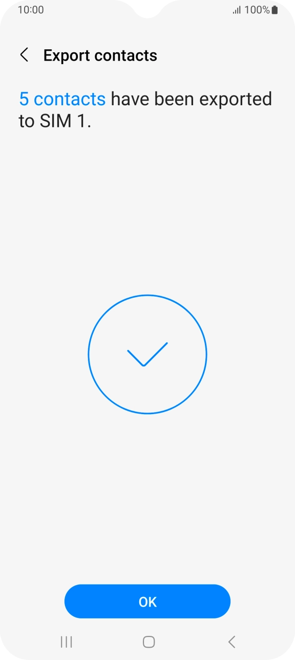 Press OK. Press OK.