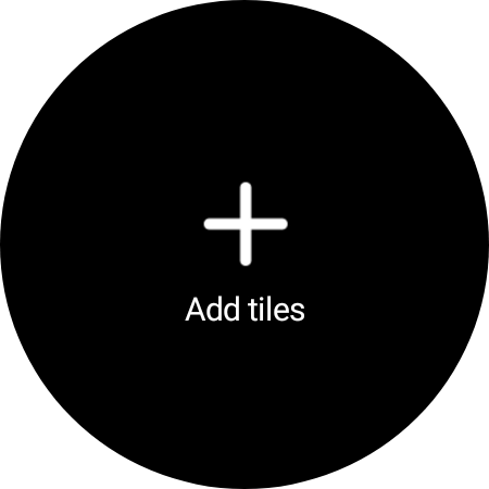 Press Add tiles.