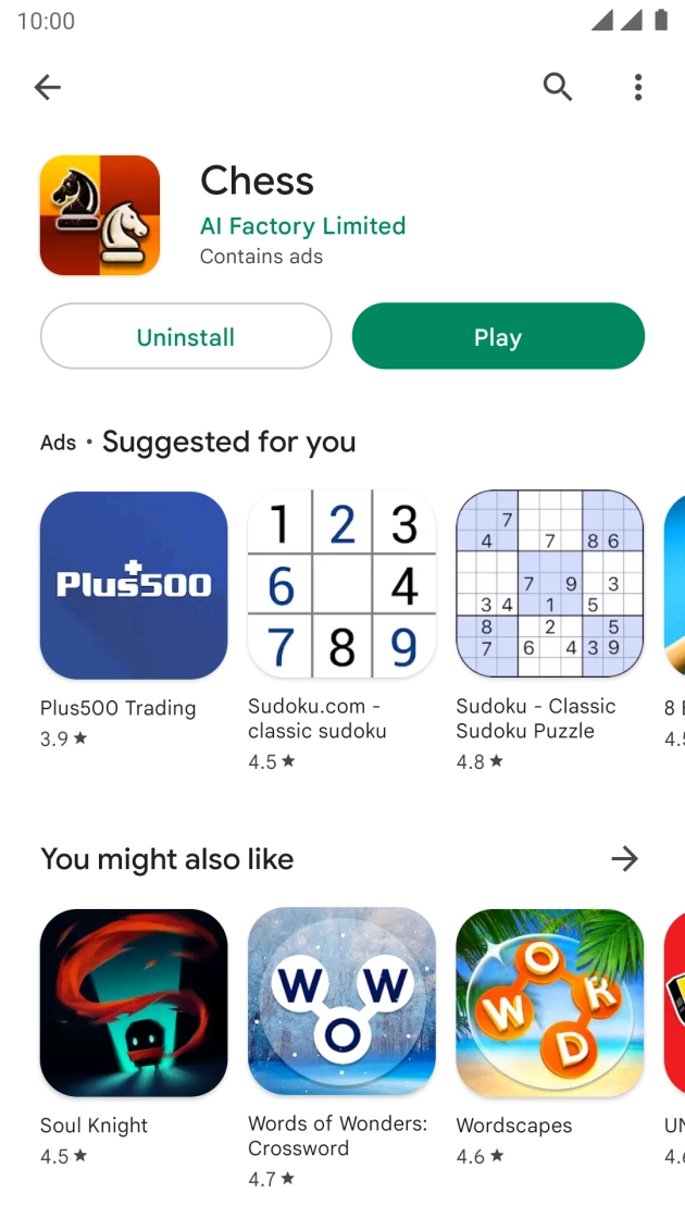 Press the Home key to return to the home screen.