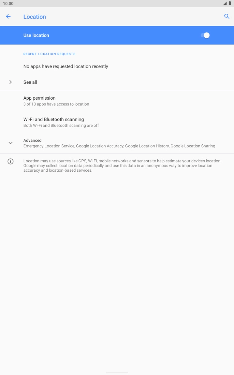 Press App permission. Press App permission.