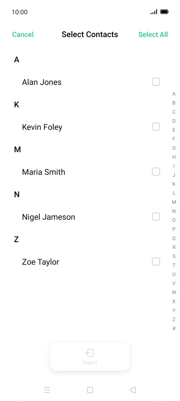 Press Select All.