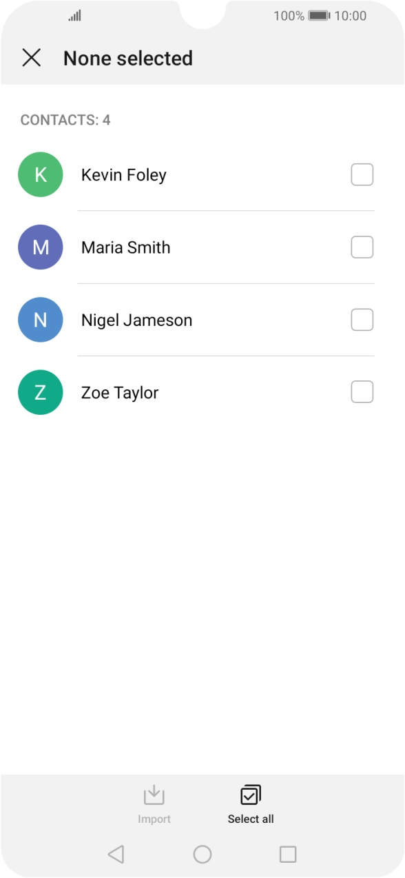 Press Select all.