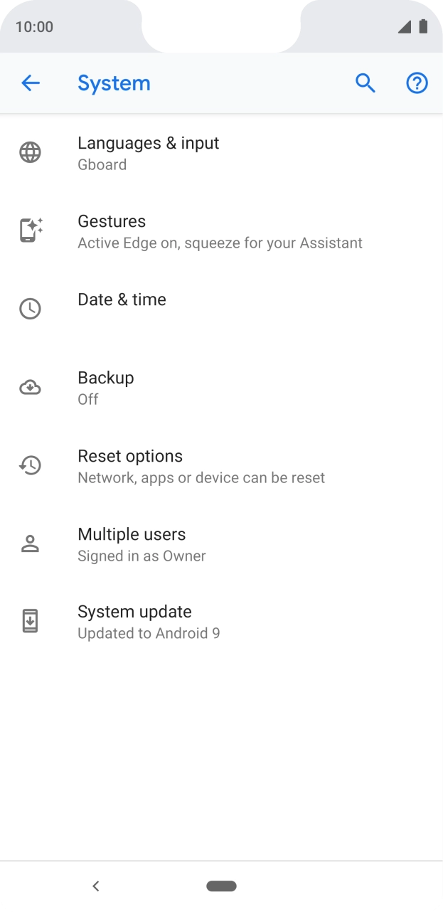 Press System update. If a new software version is available, it's displayed. Follow the instructions on the screen to update the phone software. Press System update. If a new software version is available, it's displayed. Follow the instructions on the screen to update the phone software.