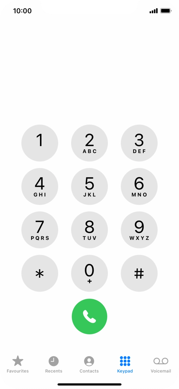 Press Keypad.