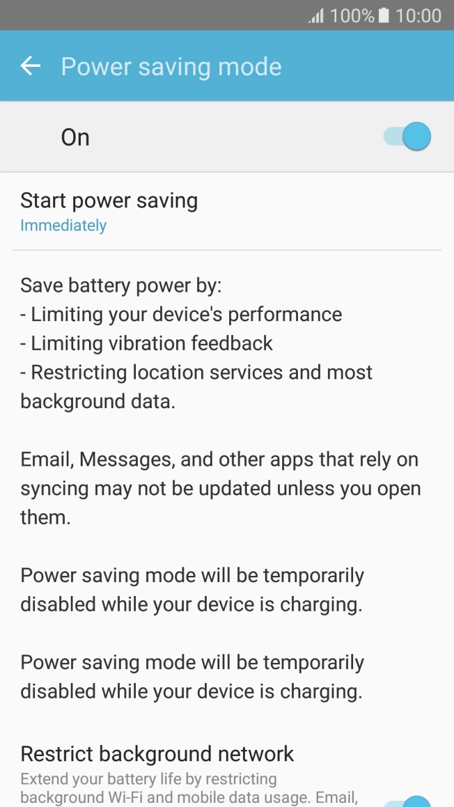 Press the Home key to return to the home screen.
