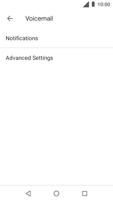 Press Advanced Settings. Press Advanced Settings.