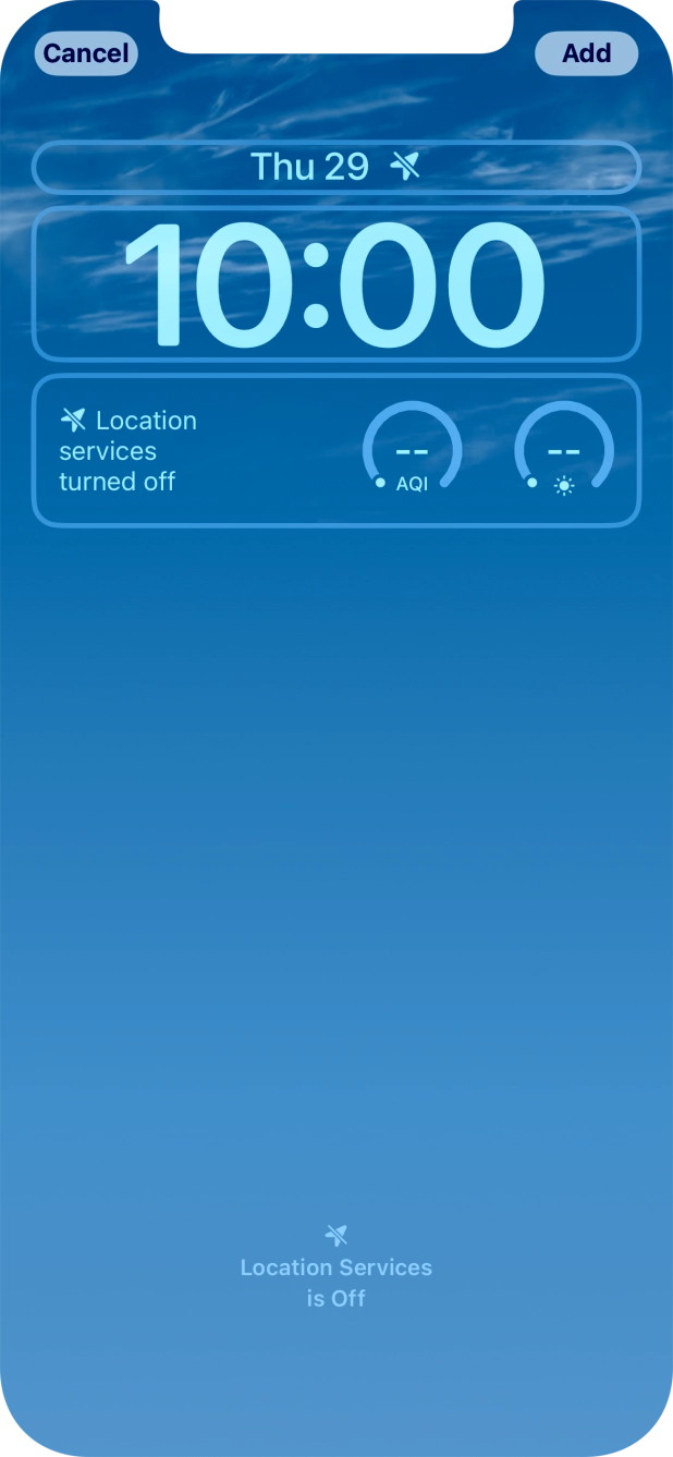 To customise the way the lock screen date is displayed, press the date widget and follow the instructions on the screen to select the required widget display mode. To customise the way the lock screen date is displayed, press the date widget and follow the instructions on the screen to select the required widget display mode.