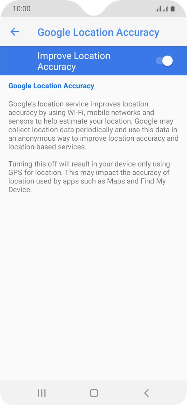 Press the Home key to return to the home screen. Press the Home key to return to the home screen.