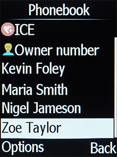 Press the Navigation key.