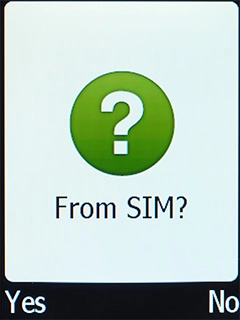 Press the Navigation key.