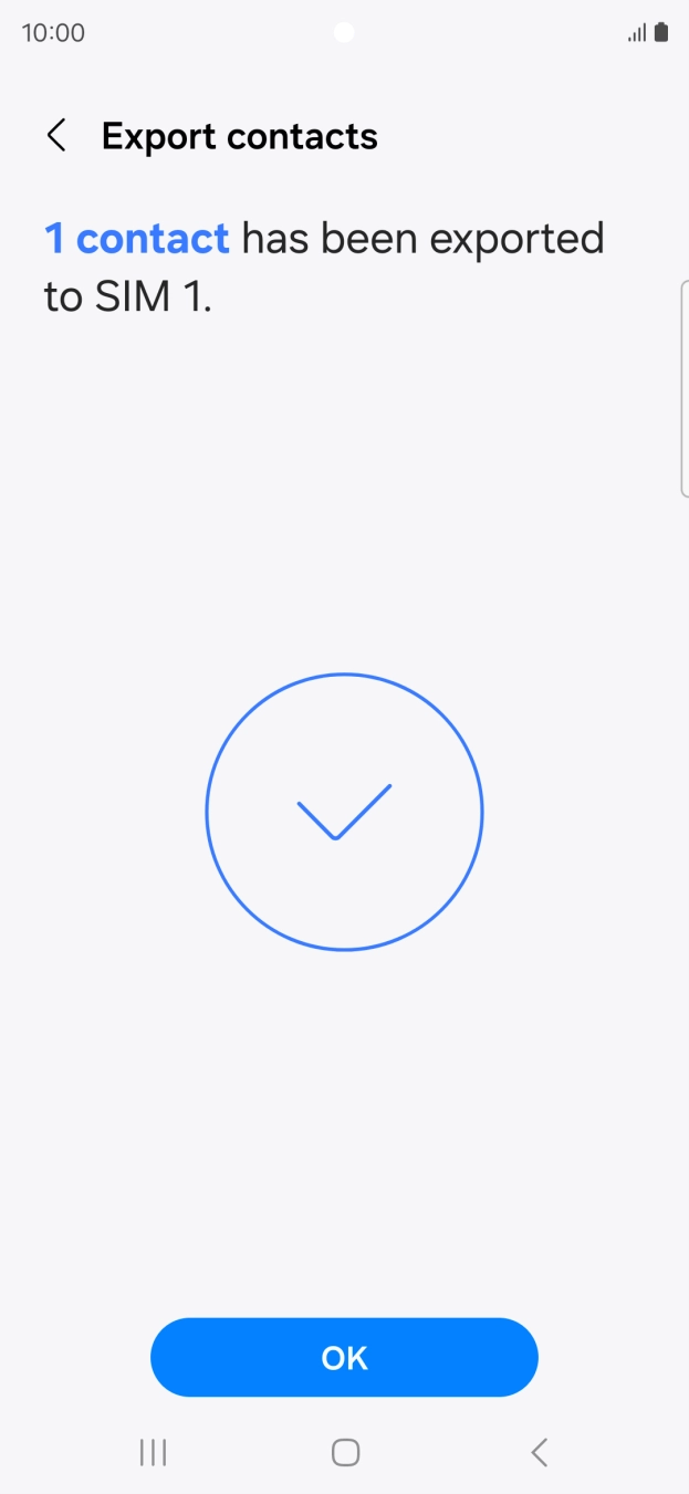 Press OK. Press OK.