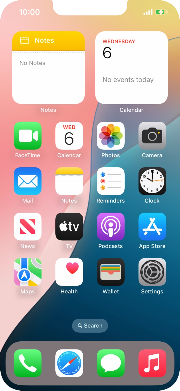 When the battery charging icon is displayed, charging is in progress.