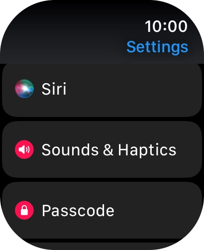 Press Passcode.