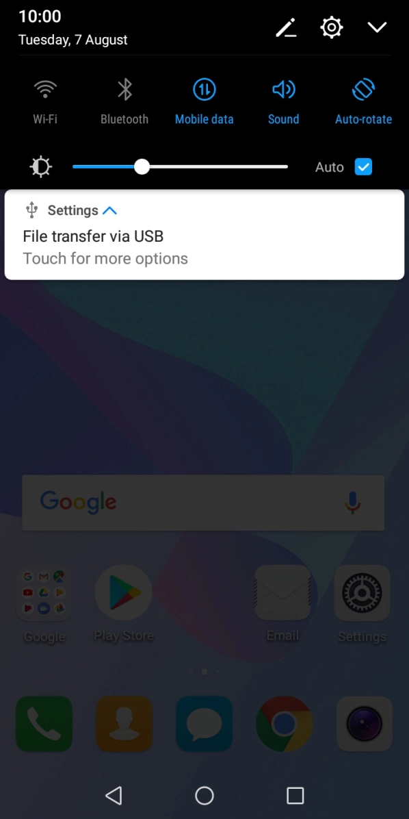 Press Touch for more options. Press Touch for more options.
