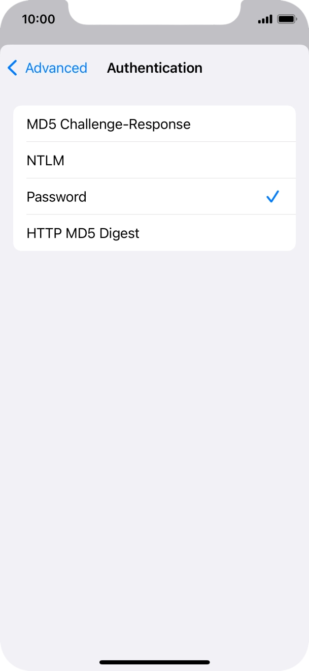 Press Password.