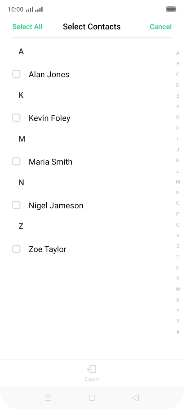 Press Select All.