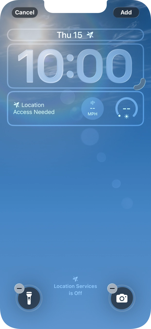 To customise the way the lock screen date is displayed, press the date widget and follow the instructions on the screen to select the required widget display mode. To customise the way the lock screen date is displayed, press the date widget and follow the instructions on the screen to select the required widget display mode.