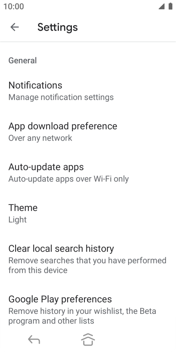 Press Auto-update apps. Press Auto-update apps.