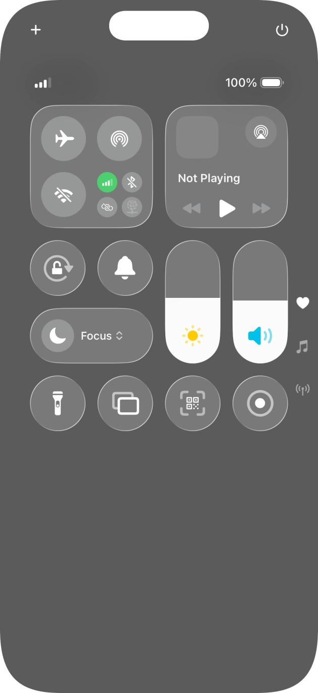 Press the screen recording icon to start the recording.