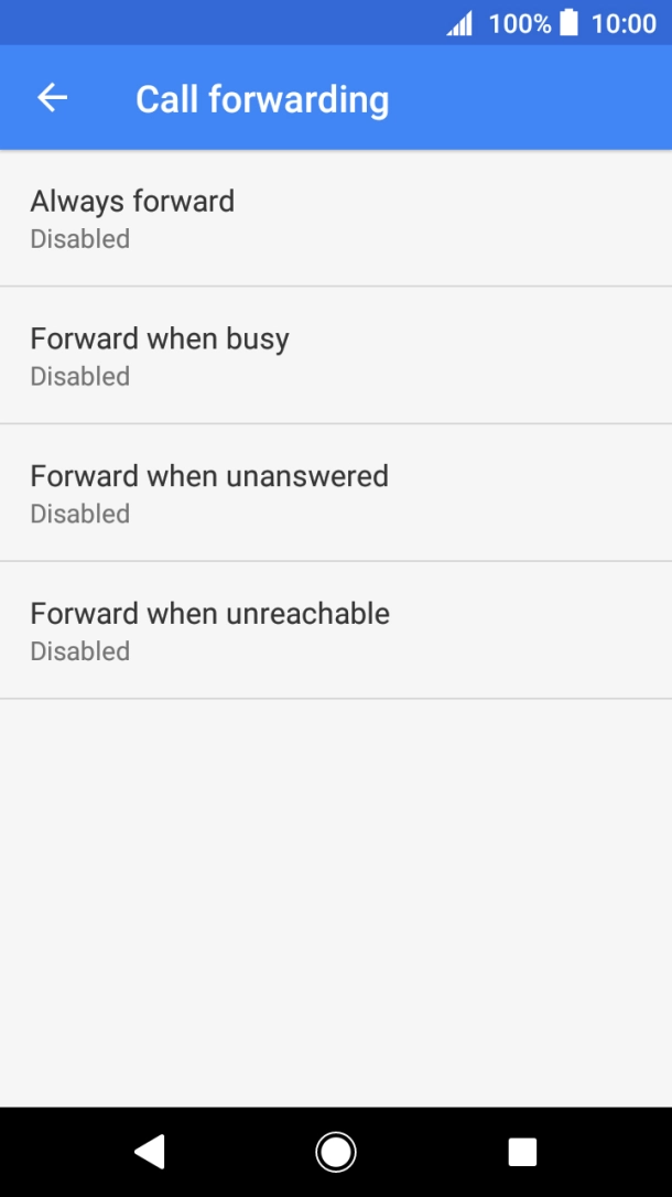 Press the Home key to return to the home screen.