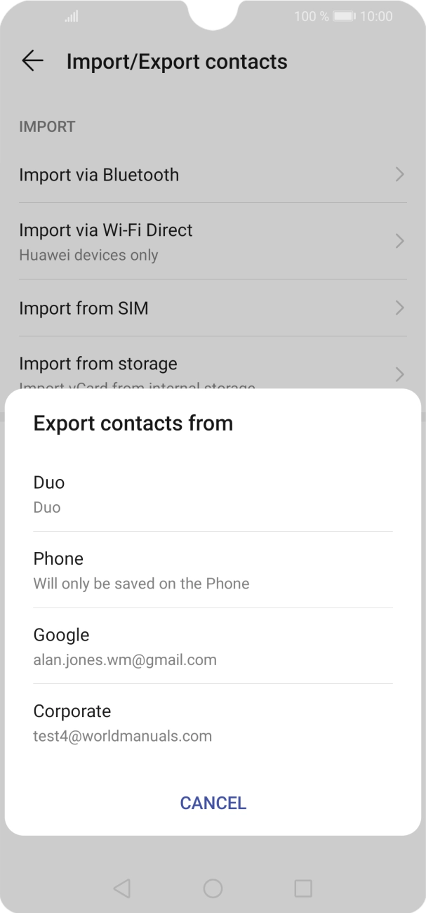 Press Phone.