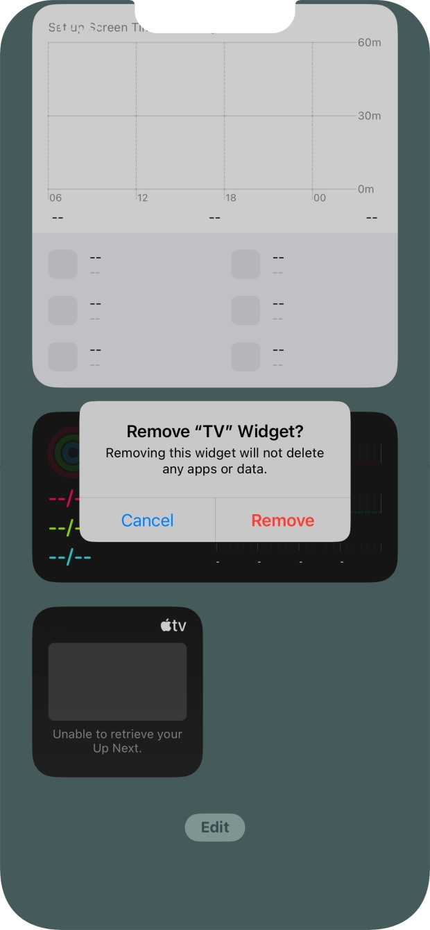 Press Remove. Press Remove.