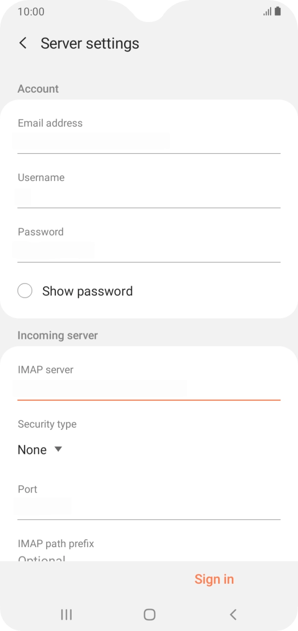 Press the drop down list below 'Security type'.