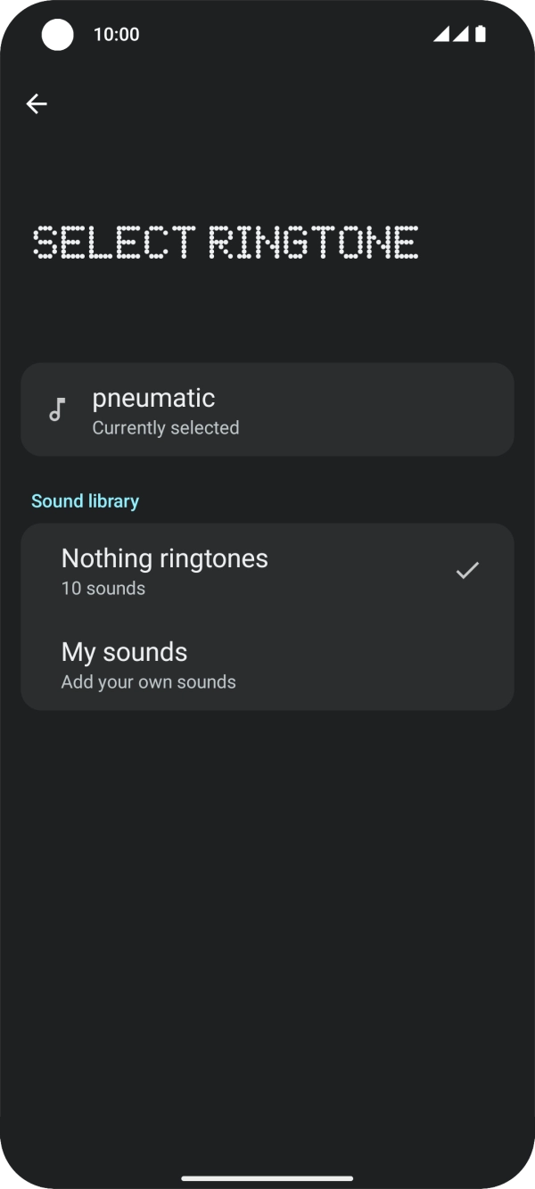 Press My sounds.