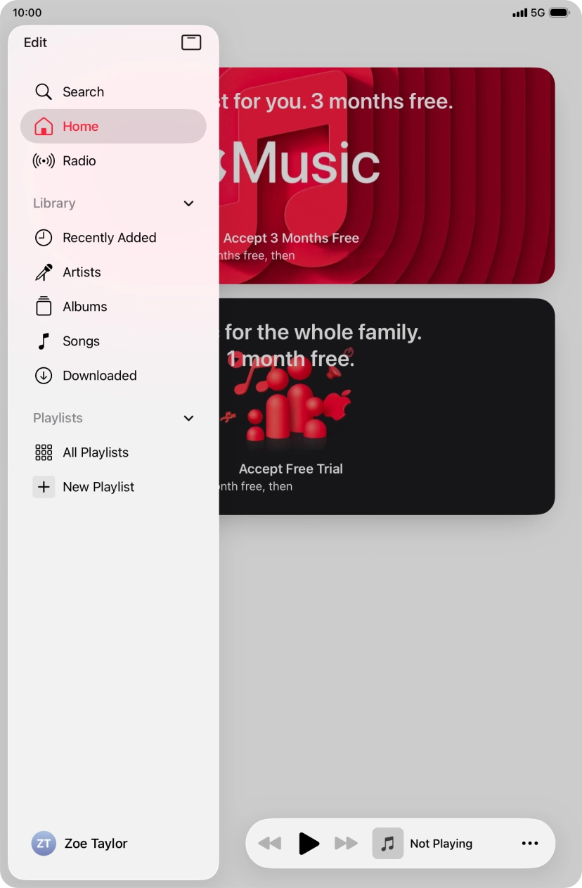 Press New Playlist. Press New Playlist.
