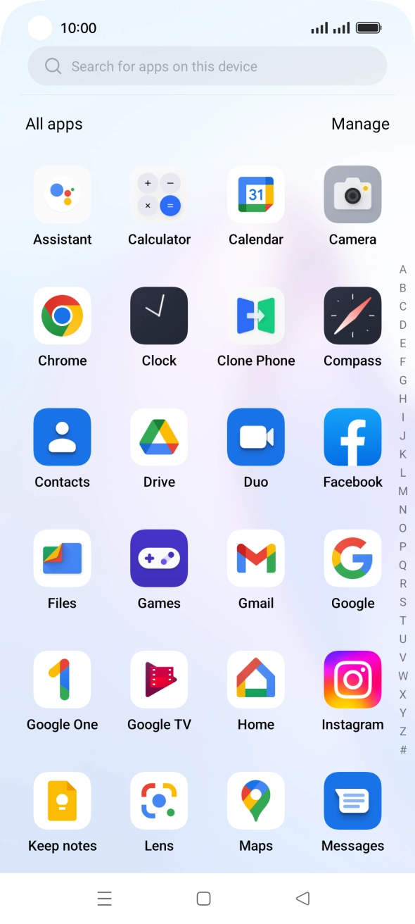 Press Gmail.