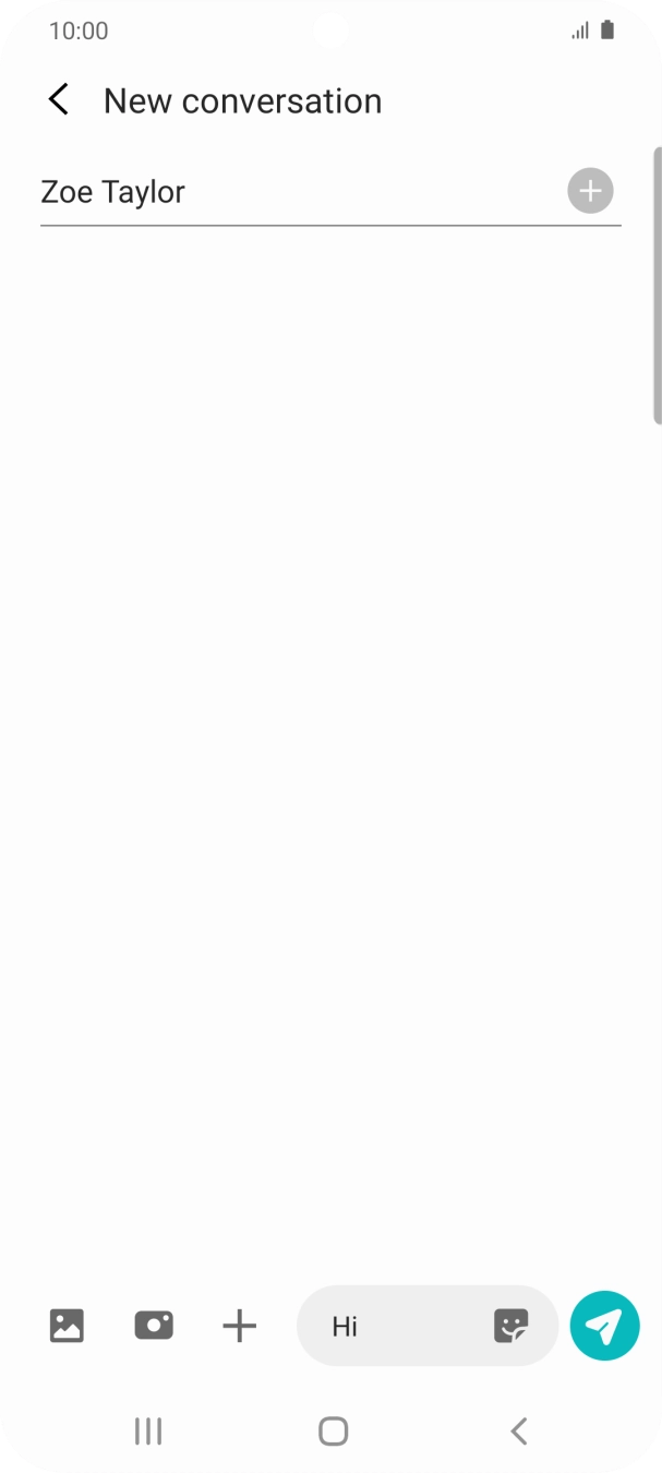 Press the picture icon. Press the picture icon.