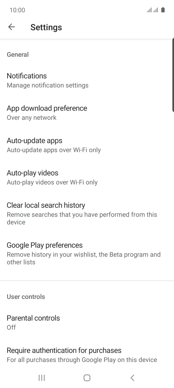 Press Auto-update apps. Press Auto-update apps.